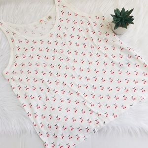 Levi’s Cherry Print Tank Sz XL